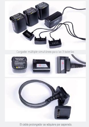 Bateries Motosierra de mano profesional inalámbrica para poda ARVIPO MT37